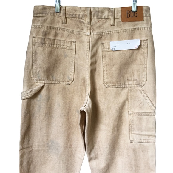 33x32 Urban Outfitters Men’s Carpenter Jean Distressed Dirty - Picture 9 of 16